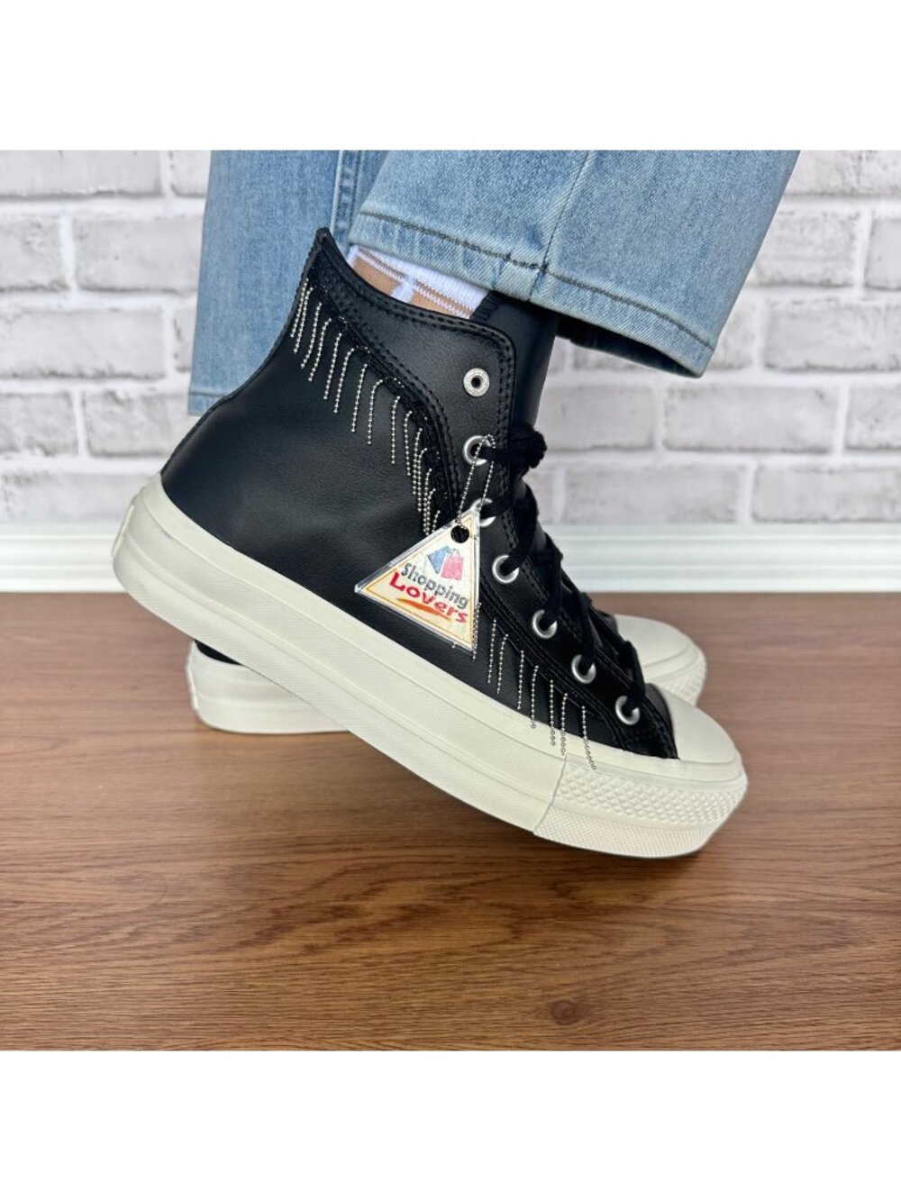 ⭐Converse Chuck Taylor All Star Platform Western Chain Sz 8 Womens Shoes A15473C